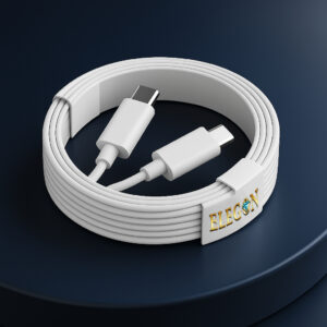White 1 meter USB C to USB C