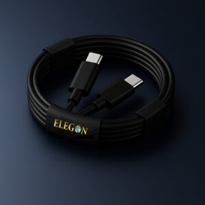 Black 1 meter USB C to USB C