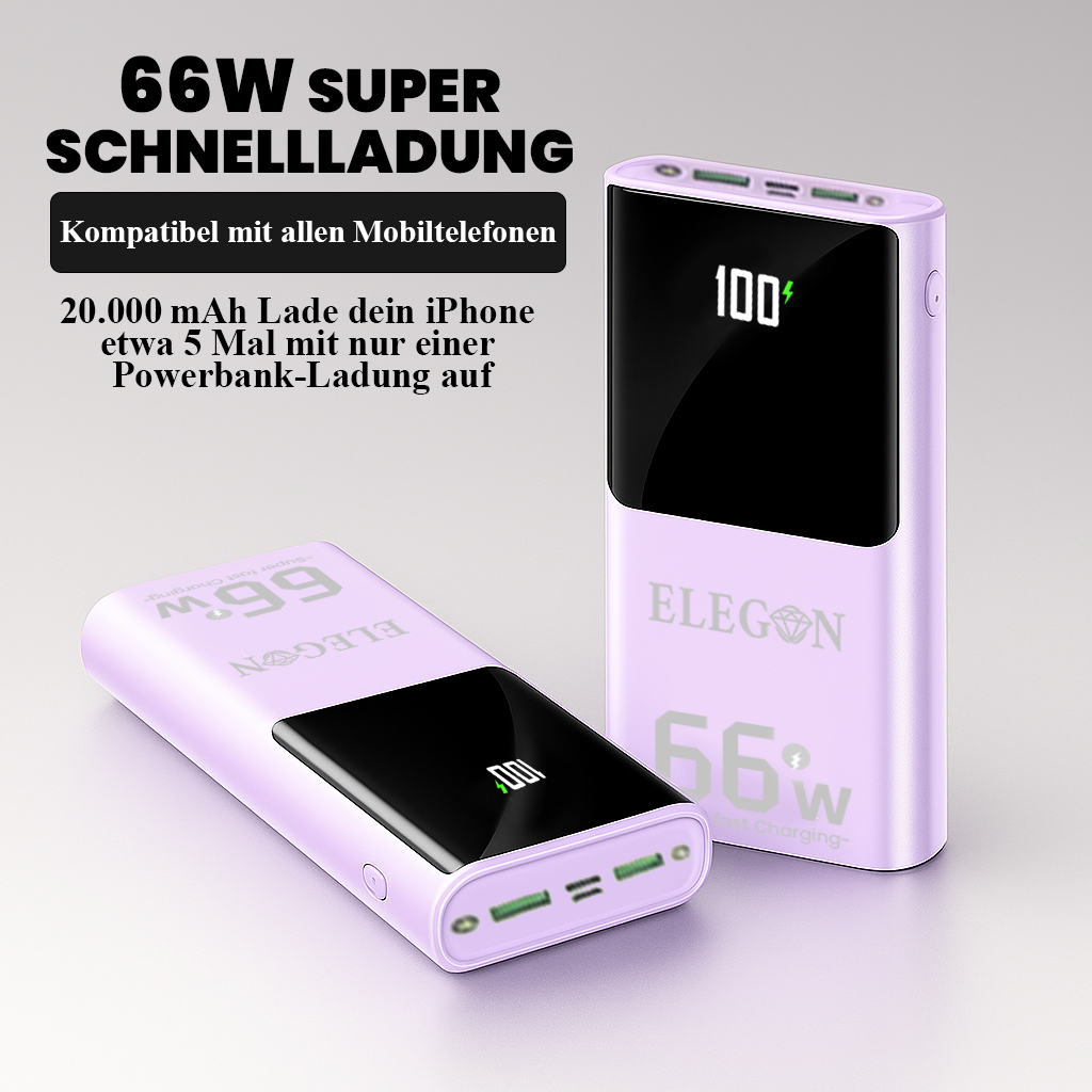 Soft Purple Ultra Power Bank 20 - Image 2